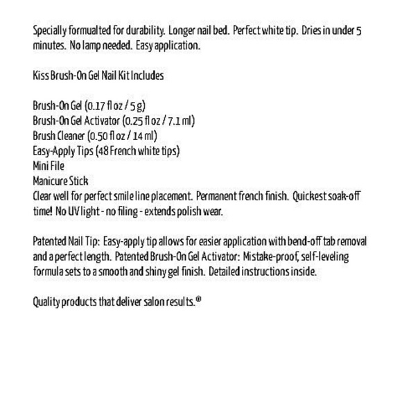 RESTOCK! KISS Brush on gel kit - Picture 6 of 6